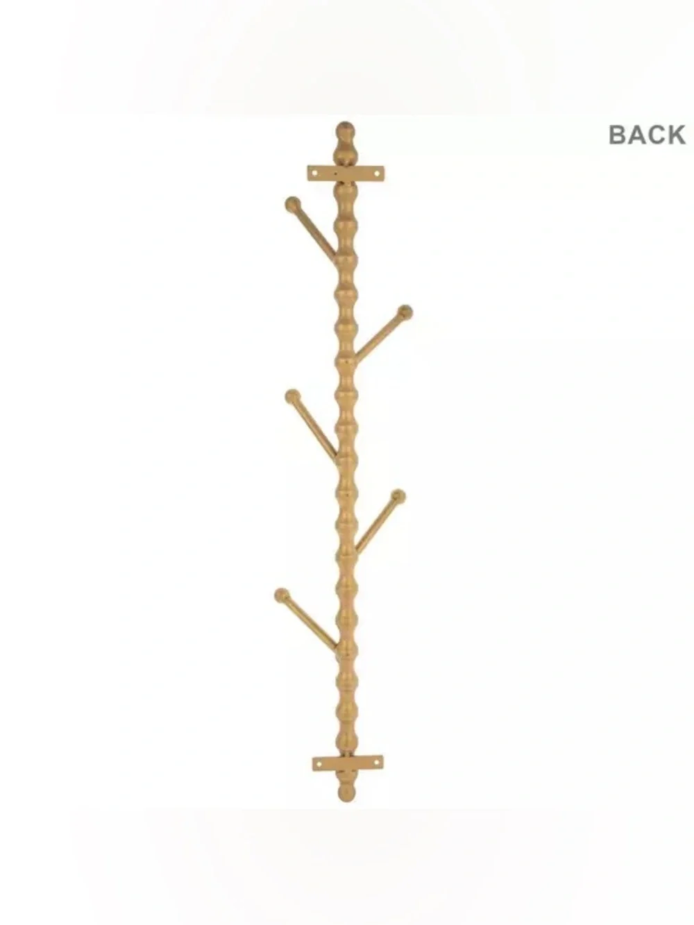 Gold Knobbed Wall Hooks